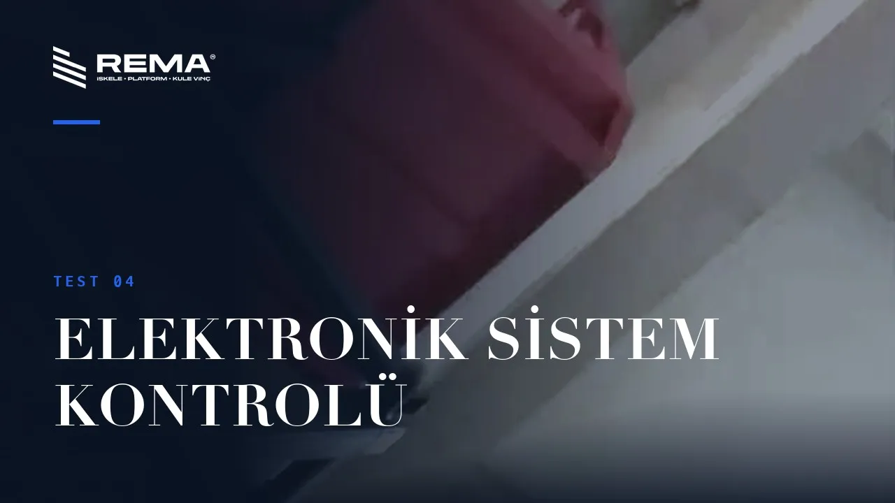 FİLEX LİFT Makaslı Platform Elektronik Sistem Kontrolü